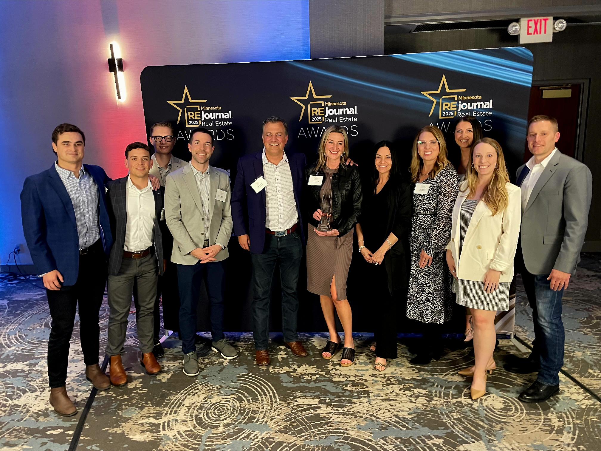 Team photo at MREJ Awards