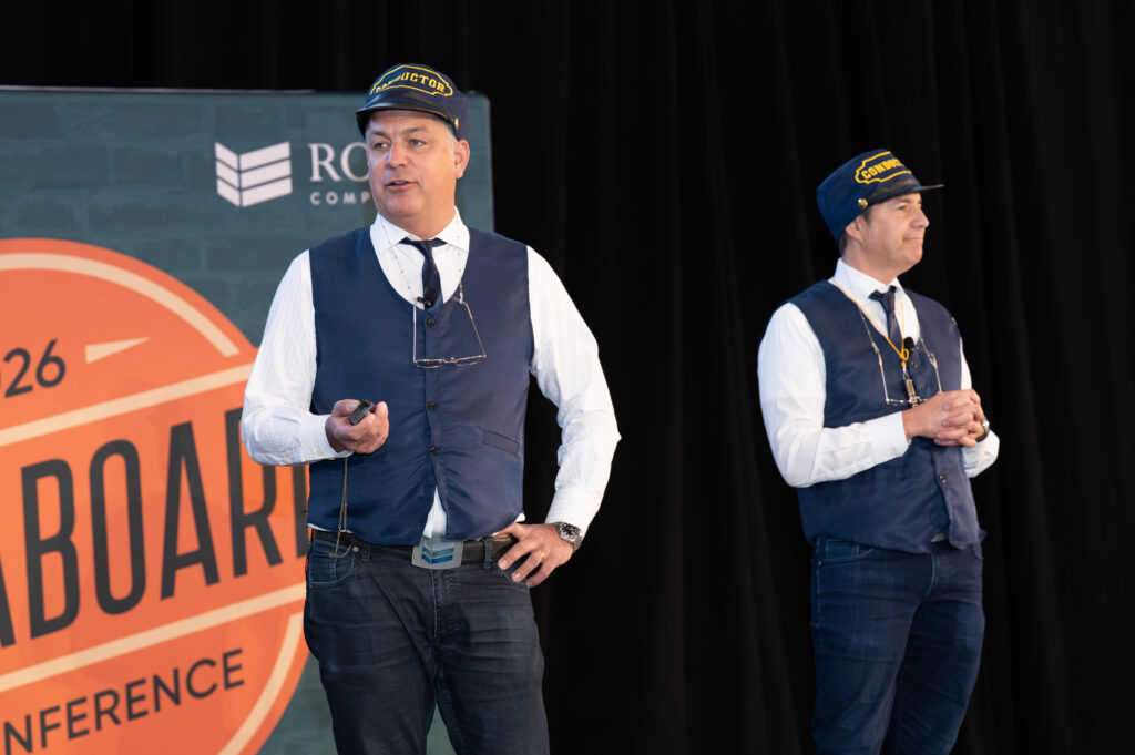 Brian and Kent kickoff the All Aboard conference
